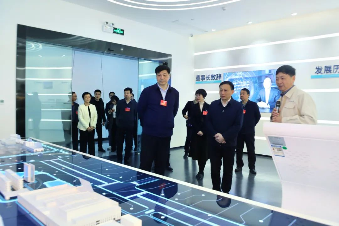 江西省吉安市人大常委会主任廖宏率省市人大代表来江西必赢新材考察(图1)